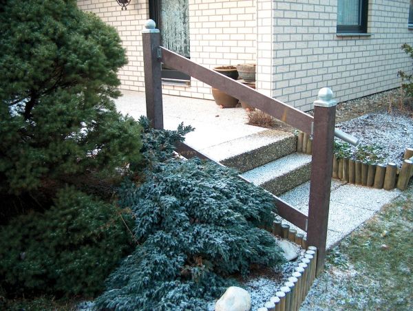Vierkantpfosten ohne Spitze 10,0 x 10,0 cm z.B. als Zaunpfahl