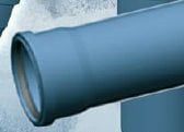 Abflussrohr mit Steckmuffe DN 70 / DN 75 (HTEM/S) schallisoliert