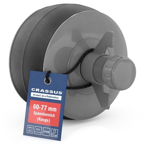 CRASSUS Schnellverschlussstopfen CSV 70, Spannbereich 60-77mm, CRA18638